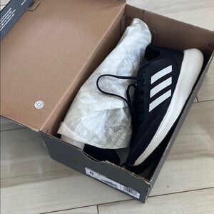 Adidas sneakers Black with White Stripes